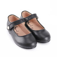 Zeebra Kids Midnight Black Classic Mary Jane-Hard Sole