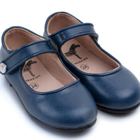 Zeebra Kids Navy Classic Mary Jane-Hard Sole