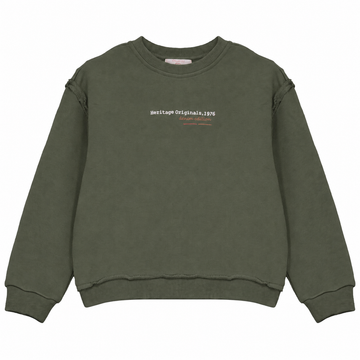 Calla Lili Girl Heritage Sweatshirt - Green