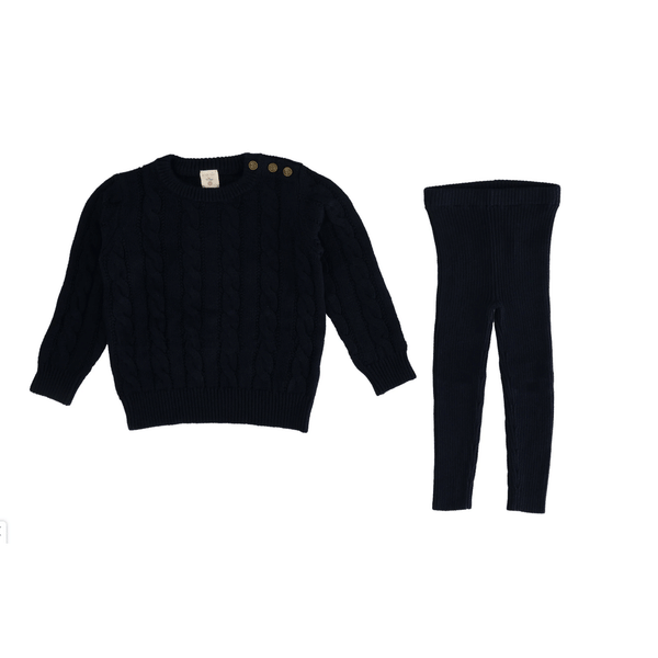 Analogie By Lil Legs Boys Knit Set Navy