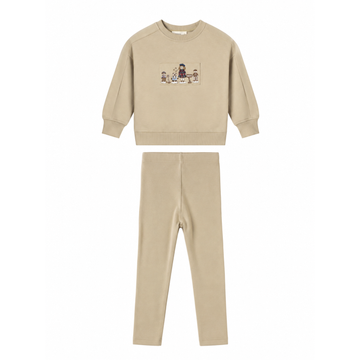 Limonana Storybook Baby Girls Set - Oat