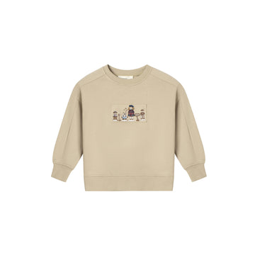 Limonana Storybook Girls Sweatshirt - Oat