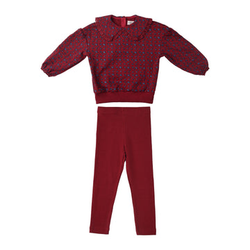 Limonana Heritage Crimson Baby Girls Set