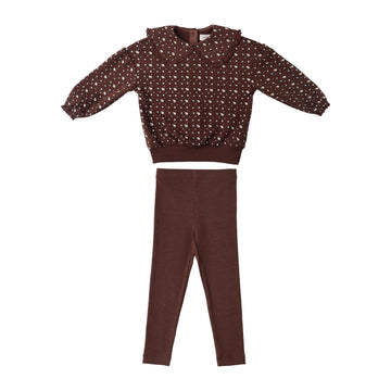 Limonana Heritage Brown Baby Girls Set