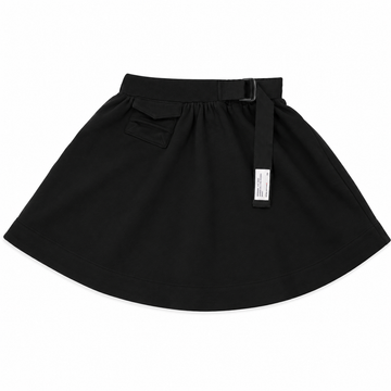 Calla Lili Girl Sweat Skirt - Black