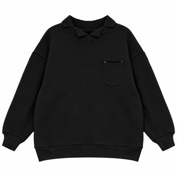 Calla Lili Big Boy Sweatshirt - Black