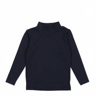 Lil Legs Bamboo Mockneck Navy