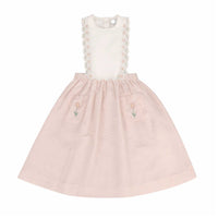 Belati PINK SCALLOP APRON DRESS (BDR203)