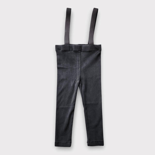 Bonjoy Baby Black Denim Suspenders (BTE026S)