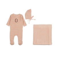 Bee & Dee French Blossom Pink Vintage Frame Layette Set