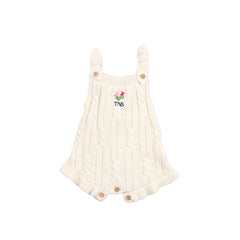 The New Society - Bluebell Baby Romper Ecru