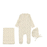 Lilette By Lil Legs Nautical Muslin Layette Set Cream