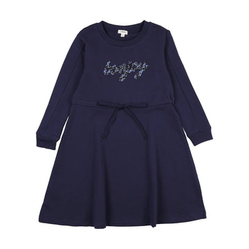 Bonjoy Plaid Dress - Blue/Navy