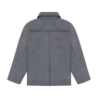 Denali Gray/Cobalt Boys Wool Jacket