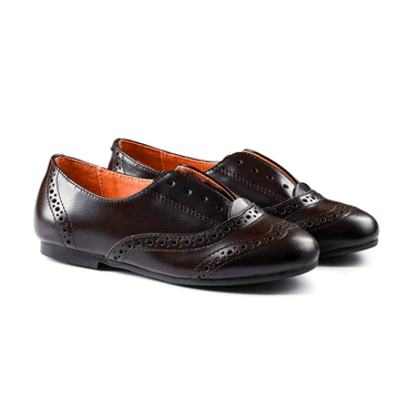 Raybelle Brown High Sheen Oxford