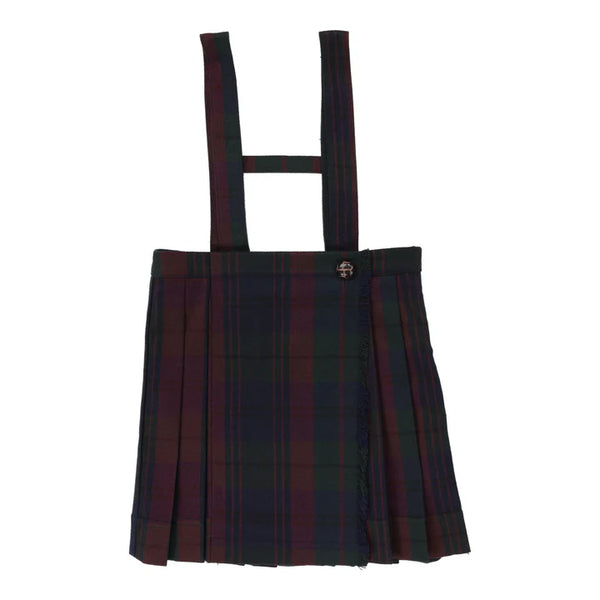 Analogie By Lil Legs Kilt Skirt Burgundy Plaid