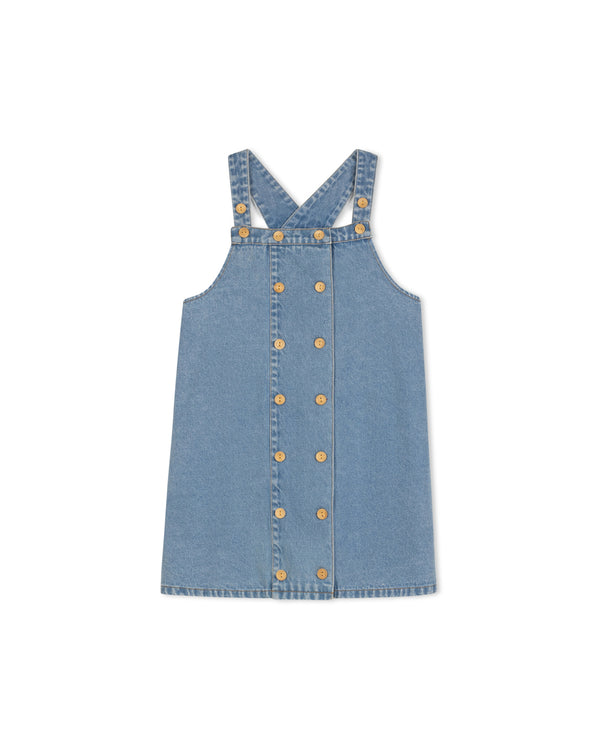 Phil and Phoebe Denim Pelly Wood Button Down Jumper
