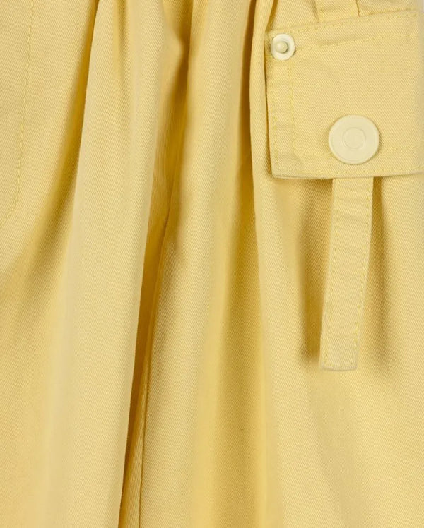 Phil and Phoebe Yellow Micro Pocket Denim Skirt