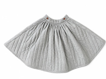 Calla Lili Girl Quilted Skirt - Taupe