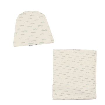 Cuddle & Coo Car Beanie & Blanket Set