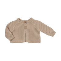 Mema Knits Oatmeal Overal Cardigan