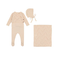 Bee & Dee Shell Crochet Sweater Knit Outfit Layette Set