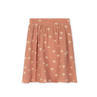 Phil and Phoebe Coral Umbrella Sketch Skirt