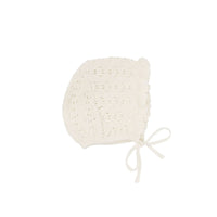 Analogie By Lil Legs Knit Girls Bonnet Cream