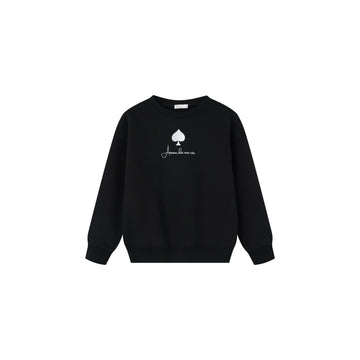 Coco Blanc Crew Sweatshirt - Black CB4009