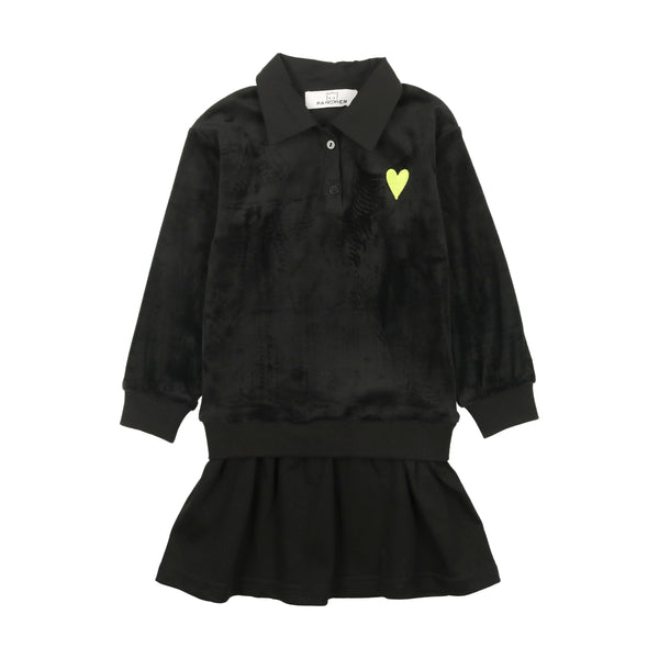 Panther Neon Heart Sweater Dress