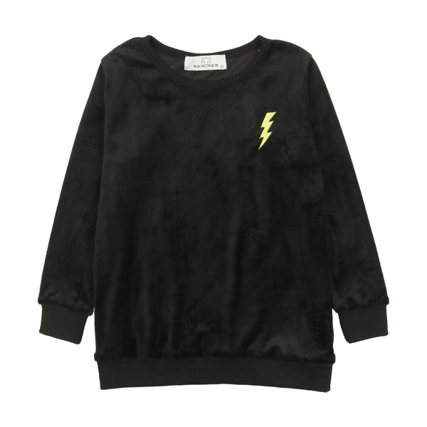 Panther Velour Lightning Boys Sweater