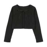 Panther Black Knit Cardigan