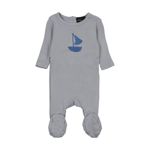 Cuddle & Coo Sailboat Ribbed Stretchie