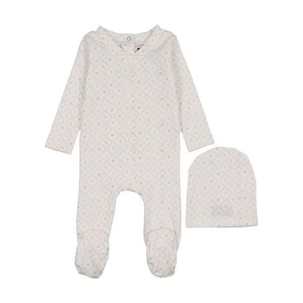 Cuddle & Coo Girl Diamond Stretchie