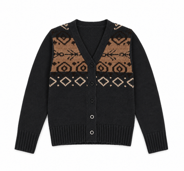 Calla Lili Boy Chunky Cardigan - Grey