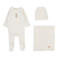 Lilette By Lil Legs Graphic Layette set Cream/Doll