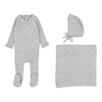 Lilette By Lil Legs Sail Away Layette Set Pale Blue