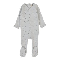 Lilette By Lil Legs Sail Away Footie Pale Blue