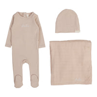 Lilette By Lil Legs Take Me Home Bebe Layette Set Dusty Pink