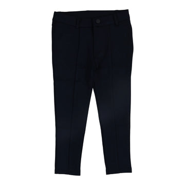 Lil Legs Dark Navy Boys Basics Knit Pants With Seam