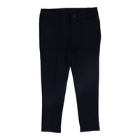 Lil Legs Dark Navy Boys Basics Knit Pants With Seam
