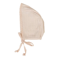 Lilette By Lil Legs Fine Pointelle Bonnet Petal