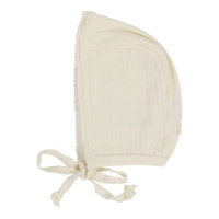 Lilette By Lil Legs Fine Pointelle Bonnet Cream