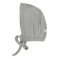 Lilette By Lil Legs Fine Pointelle Bonnet Light Blue