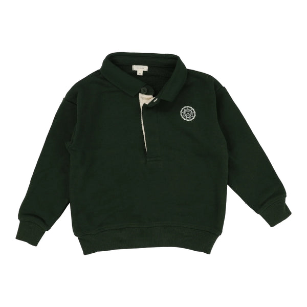 Lil Legs Logo Sweatshirt Polo Green