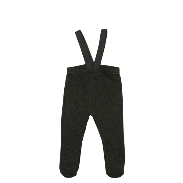 Lil Legs Suspender Leggings Dark Grey