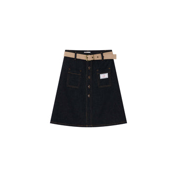Coco Blanc Denim Skirt CB4004