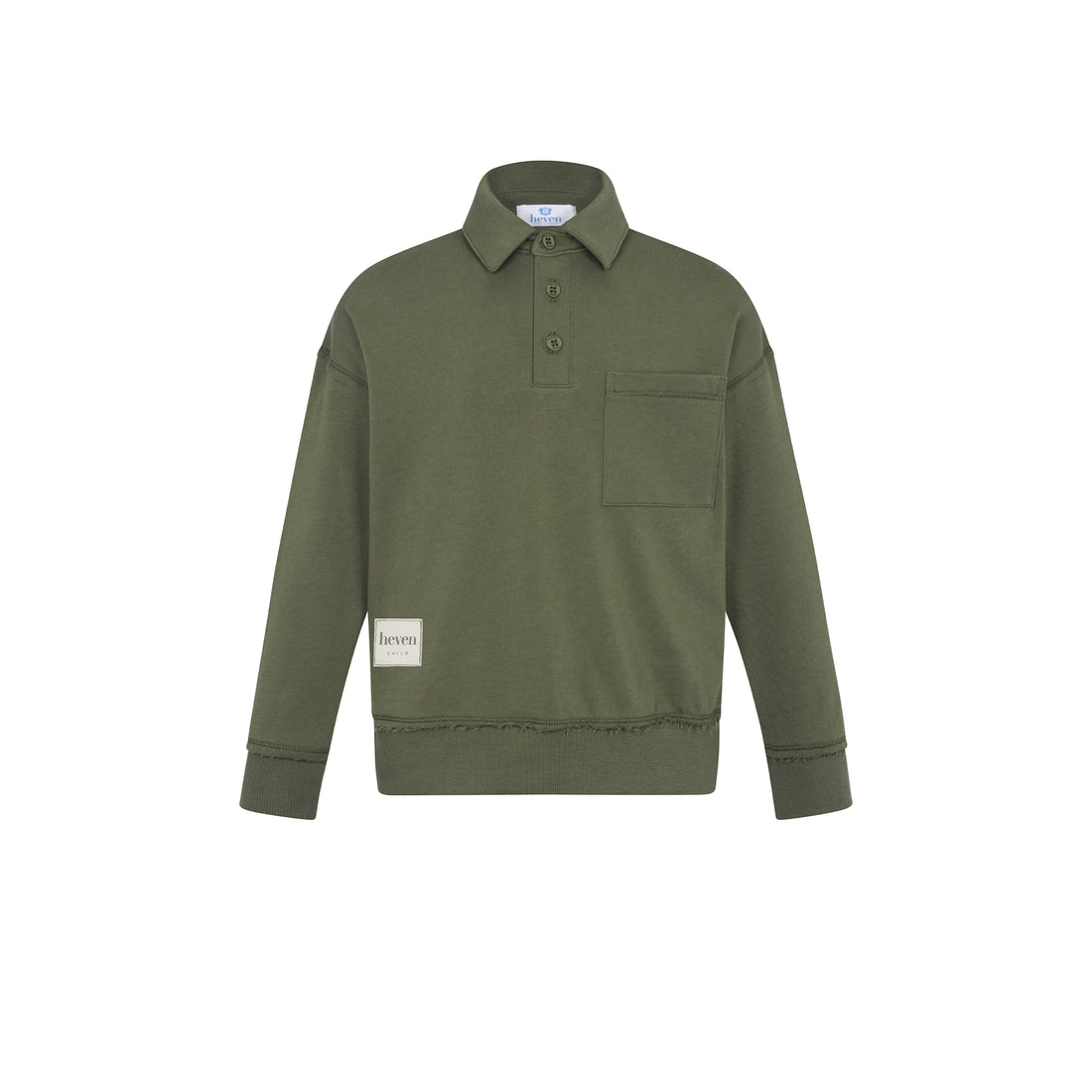 Heven Child Boys Polo - Green