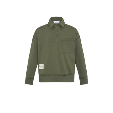 Heven Child Boys Polo - Green