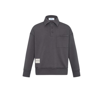 Heven Child Boys Polo - Grey